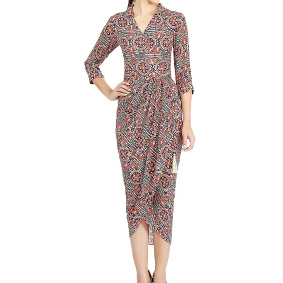 Sougat Paul Designer Custom Made Wrap Dress - Picture 6 of 8